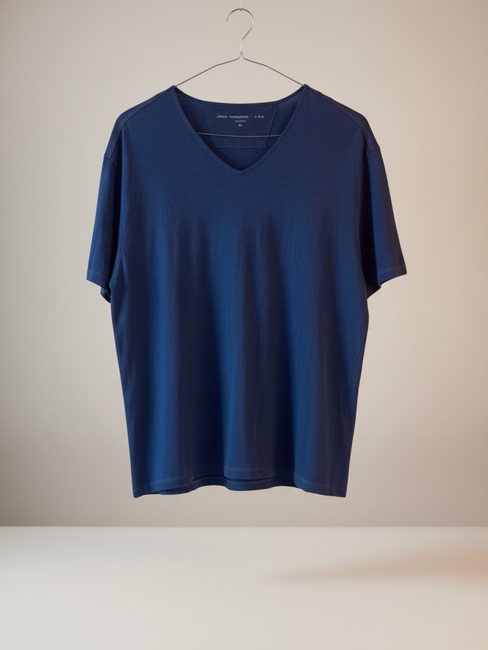 John Varvatos Deep Navy V-Neck Short Sleeve Tee